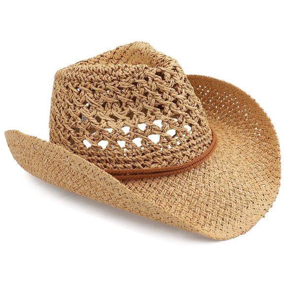 7268 Adult Sun Straw Western Cowboy Hat main image 5